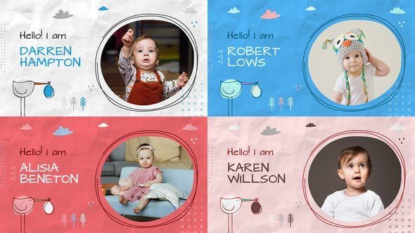 Videohive - Baby Album Slideshow 32377511 - Project for After Effects